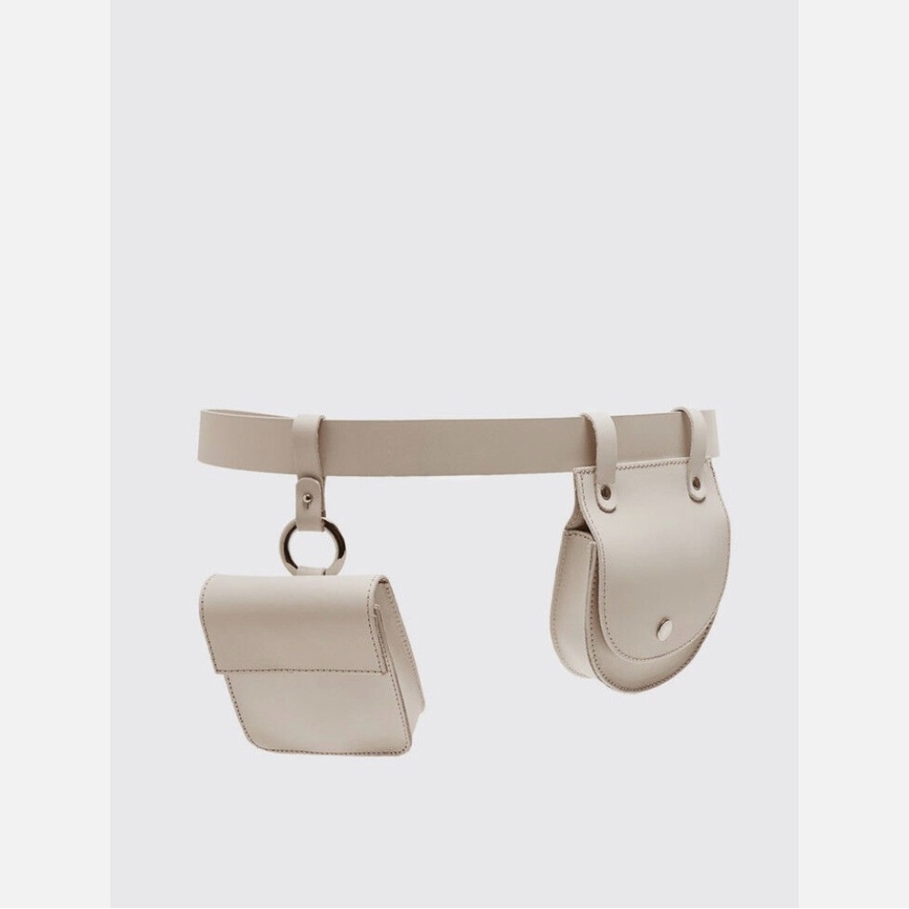 Elegant Cream Belt Bag